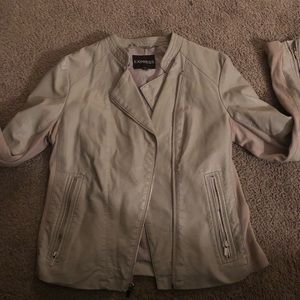 Creme colored express jacket